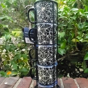 Stacking Spiderweb Cups